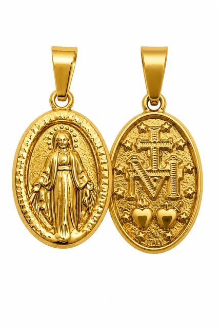 Virgen Milagrosa dorada