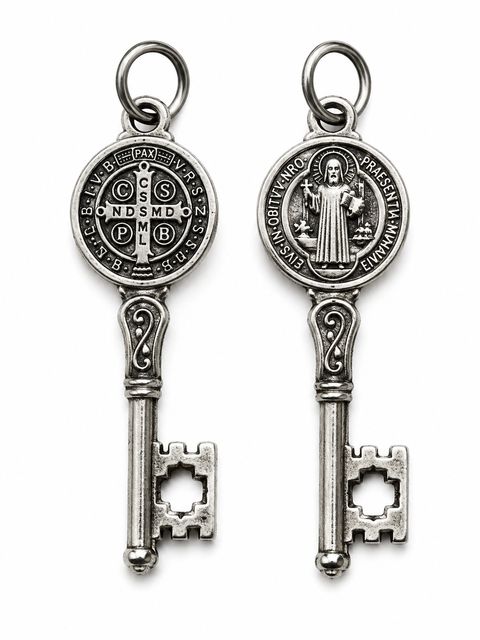 Llave San Benito plateada